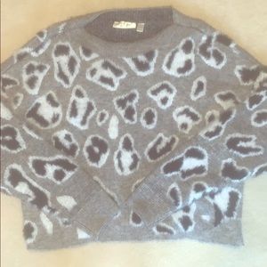Cashmere leopard fall sweater